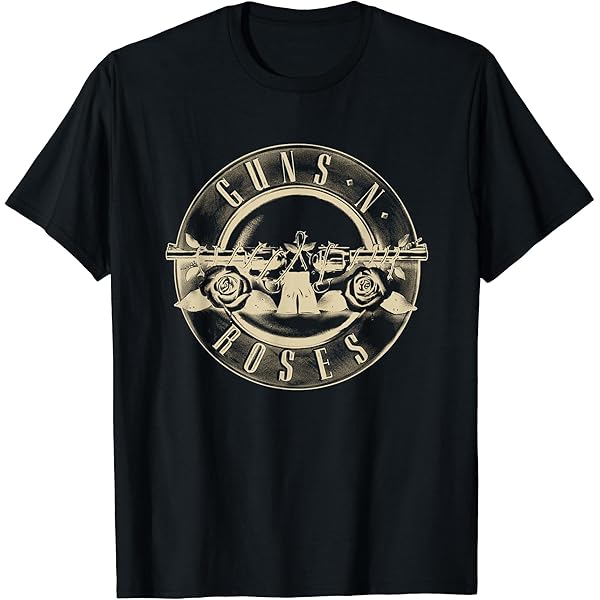 Amazon | Guns N' Roses 公式クロス Tシャツ | Tシャツ・カットソー 通販