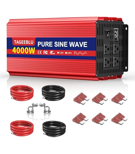 Amazon | FI-SQ1503-12VDC 正弦波インバーター (未来舎製) (1500W-12V