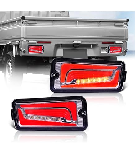 Amazon | ノーブランド品 S500ハイゼットトラック前期LEDファイバー 