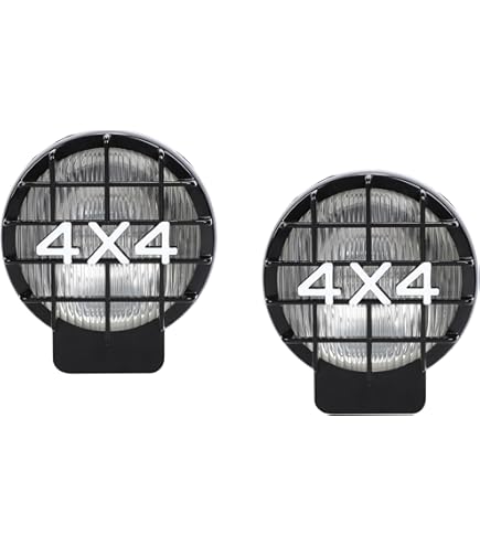 Amazon | 【Deepa】4x4 ガード付き ハロゲン フォグランプ 2個セット