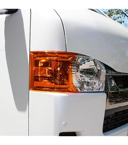 Amazon | 200系ハイエース レジアス 4型 5型 6型用 ヘッドライトカバー