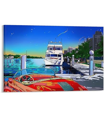 Amazon.co.jp: 鈴木英人◇【マリンウィスパー】◇アートプリント◇額装