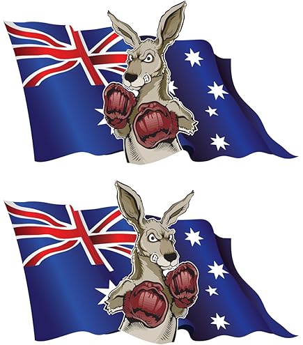 Australia Flag Stickers - 65 Per Sheet - Foto 5