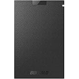 バッファロー SSD 外付け 1.0TB USB3.2Gen1 ポータブル コンパクト PS5/PS4対応(メーカー動作確認済) ブラック SSD-PG1.0U3-BC/N