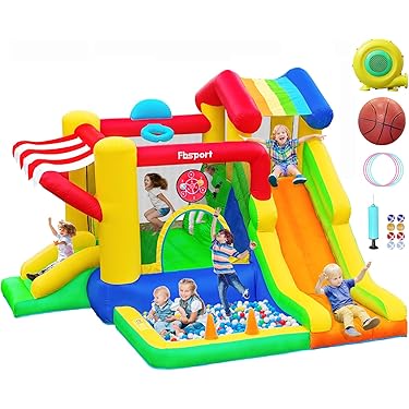 子供用バウンスハウス カラフル Amazon.co.jp: バウンスハウス - アクション・スポーツトイ