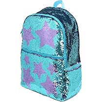 Sequin School Backpack for Girls Kids 