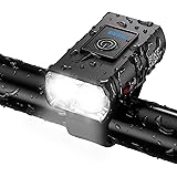 【2023新登場 6つ点灯モード】Roadlamp 自転車ヘッドライト 3000mAh大容量 1000ルーメン自転車用 最大10時間点灯 USB充電式 IP65防水 防塵 アルミ合金製 防災 緊急対応 軽量/通勤/通学/夜行に適用 懐中電灯兼用 bi