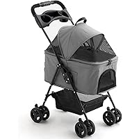 Amazon.co.jp: JungleA ペットカート 4輪 折りたたみ 犬 カート 犬