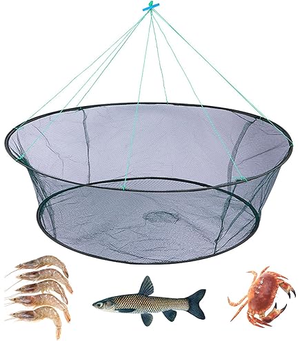 Amazoncom Qualyqualy Foldable Fishing Net Landing Fishing Pier Nets