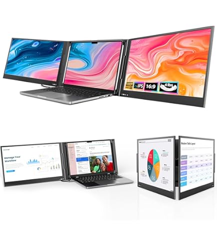 NexPad USB-C Portable Monitor for Laptop. 12 inch FHD 1080P