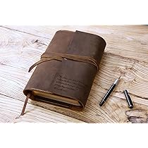 Amazon | ハンドメイド 三つ折り ビンテージレザー 聖書カバー