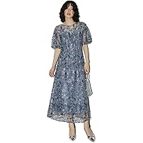 Amazon.co.jp: [niana] ブルーミーフラワードレス パーティー