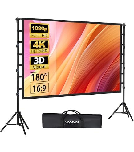 Amazon.co.jp: 折りたたむ プロジェクター スクリーン 屋外 防風 自立