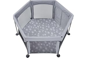 Nippon Ikuji Washable Foldable Playpen Cloud (Gray) 5 Months and up
