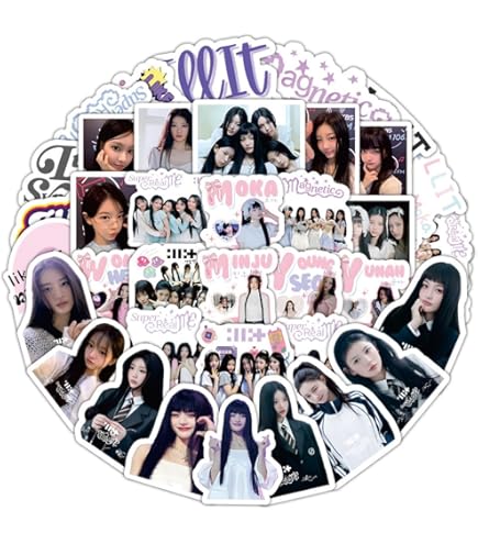ILLIT　アイリット　ステッカー2枚セット　番組観覧　with music 51XxW5LJHoL.jpg_BO30,255,255,