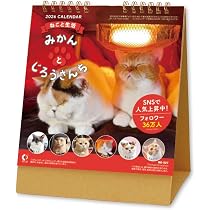 Amazon | 新日本カレンダー 2026年 カレンダー 卓上 ねこと生活 みかん