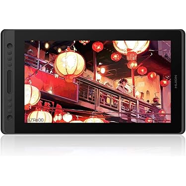 Amazon.co.jp: HUION 液タブ Kamvas Pro13 液晶ペンタブレット 充電