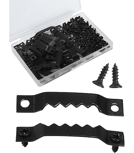 Sawtooth Picture Hangers, 50 Pcs Small Picture Hanging Hook, Gold Picture Hangers With Screws Picture Hang Solutions, Picture Hanging Hardware For Paintings, Photos Frame, Artwork, Home Decor, Clock - View #7