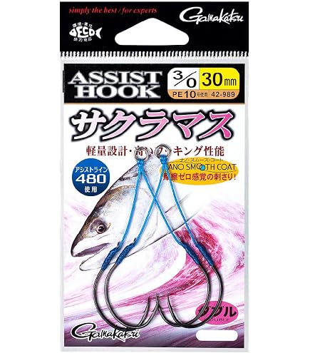 Amazon | エゾハチ EH-03 ささらさる ツインアシストフック1/0 4cm Amazon | エゾハチ EH-03 ささらさる ツインアシストフック1/0 4cm