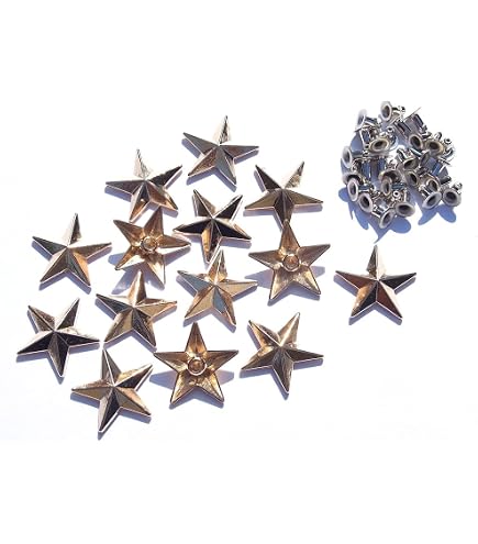 Amazon.co.jp: 【jewel】星型 スタッズ パーツ 20mm シルバー 銀