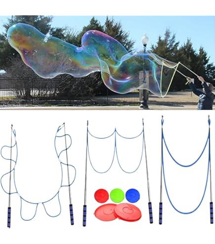 Amazon | シャボン玉スティック バブルマシーン シャボン玉製造 巨大