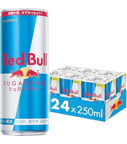 Amazon.co.jp: Red Bull ケース レッドブル シュガーフリー 缶 (250mL