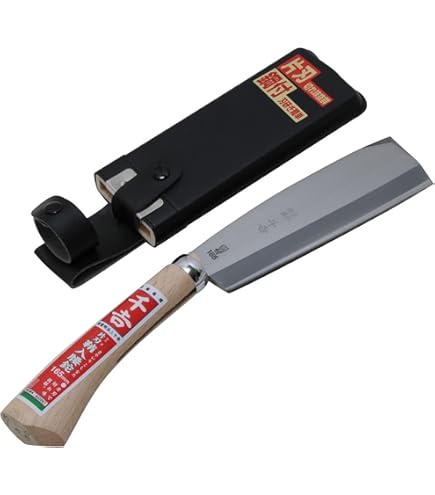 土佐鞘鉈　180mm 楽天市場】□土佐手打刃物 鋼付 柄付 竹割鉈 180mm刃 両刃 B7H サック