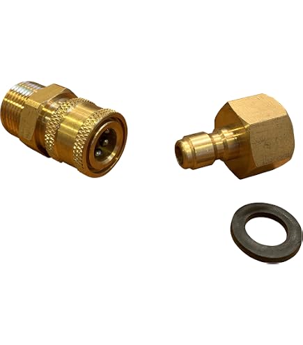 Amazon.co.jp: 高圧洗浄機用カプラ 1/2ワンタッチカプラーソケット(4SM