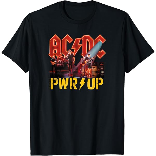 Amazon | 公式 AC/DC マルチロゴ ロックバンド ミュージック Tシャツ