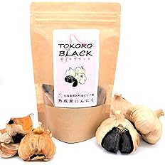 Amazon 黒にんにくtokoro Black 北海道常呂産ピンク種にんにく使用 熟成黒にんにく バラ 150g 日本製薬工業 にんにく 通販