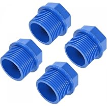 Amazon.co.jp: uxcell パイププラグフィッティング G3/4オスネジ PVC 