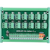 【電子部品】DO213＋ケーブル＋端子台　① WAGO 1対1コネクタ端子台 Dーsubコネクター対応 W72.5×L55×H27.1