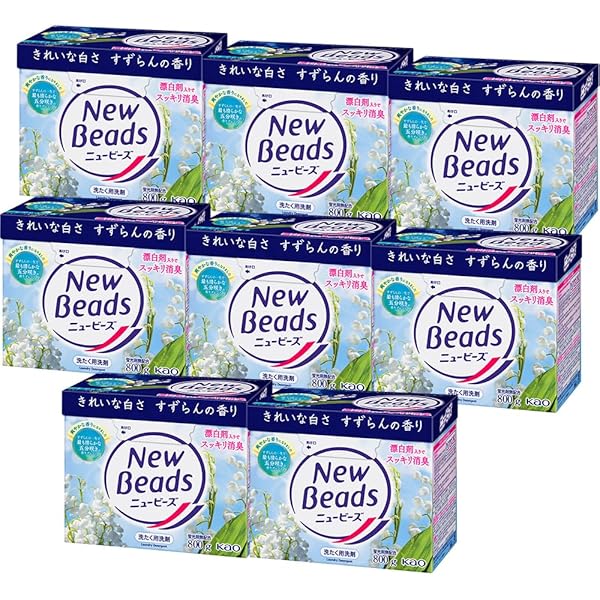 Amazon.co.jp: ニュービーズ 【ケース販売】 洗濯洗剤 粉末 800g