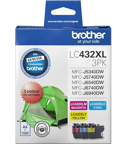 Brother LC135XL, confezione ad alta resa, 1 ciano, 1 magenta e 1