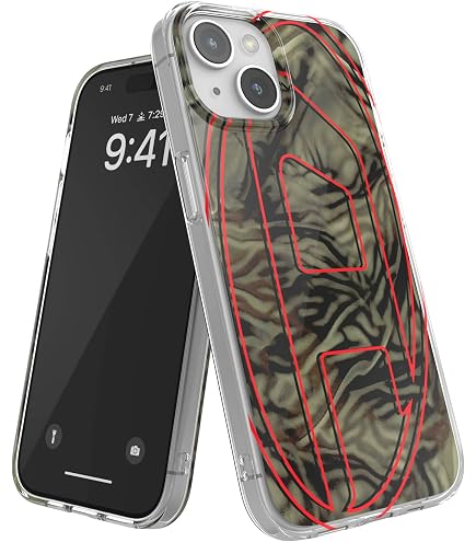 Amazon.co.jp: DIESEL iPhone15ケース Dロゴ クリアケース（ディーゼル