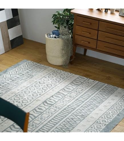 Amazon | ラグ 北欧スタイル（185×240cm）ライトブルー cucan スミノエ