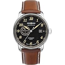 Amazon | Zeppelin メンズ自動巻き腕時計 LZ127 GRAF Zeppelin