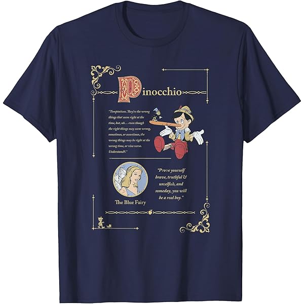 Amazon | ディズニー ピノキオ Nothin' But Trouble Since 1940 T