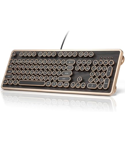 美品 Azio RETRO CLASSIC キーボード Bluetooth Amazon | Azio Retro Classic Bluetooth Posh - 高級ビンテージ