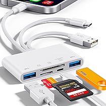 Amazon.co.jp: 5 in 1のメモリーカードを読み取り/USB OTGアダプタ/SD