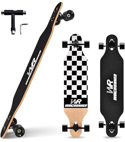 Amazon | Junli 41インチ フリーライド スケートボード ロングボード Amazon | Junli 41インチ フリーライド スケートボード ロングボード