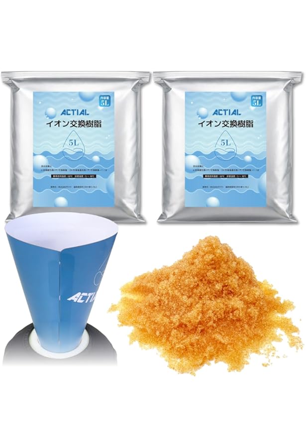 Amazon.co.jp: サンエイ化学 純水用 イオン交換樹脂 5L×2袋 MB-5 純水