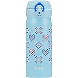 サーモス 水筒 真空断熱ケータイマグ 【ワンタッチオープンタイプ】 400ml ブルーステッチ JNL-403 BST