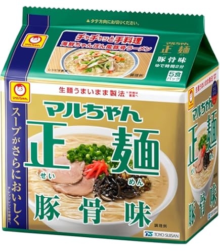 Amazon.co.jp: マルちゃん正麺 醤油味 5食パック ( 105g×5袋×6個 計30