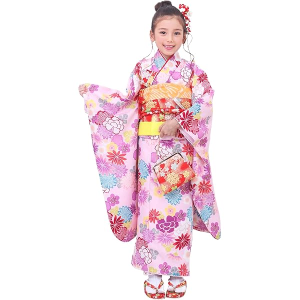 Amazon | [KYOETSU] [キョウエツ] 着物セット 七五三用 3歳用