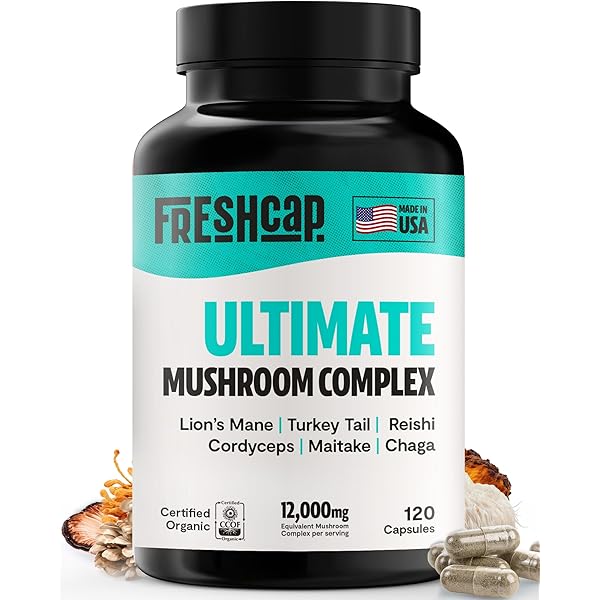 Premium Mushroom Supplement - 10 Organic Mushrooms