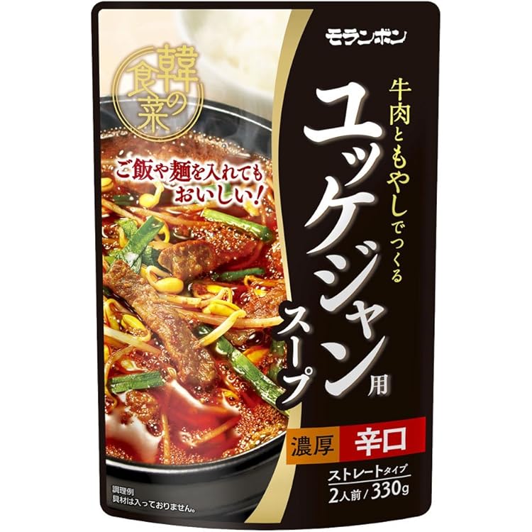 Amazon.co.jp: モランボン 焼肉屋直伝 ユッケジャンクッパ 350g×6個