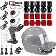 WLpro 37 in 1 Motorcycle Riding Helmet Chin Mount Accessories Kit for GoPro HERO7 Black Silver White/HERO6/HERO5 Black/5S/4S/