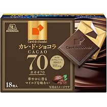 Amazon.co.jp: 森永製菓 カレ・ド・ショコラ[カカオ88] 18枚 : 食品