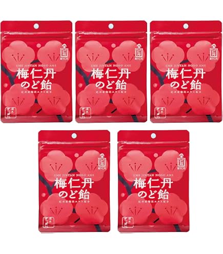 Amazon.co.jp: 【機能性表示食品】森 下仁丹 梅仁丹のど飴 60g×5袋
